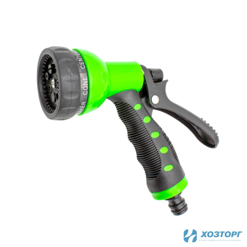 Пистолет  7 режимов, с фиксатором под коннектор 3/4"ПОЛЕСАД 161-1 (5/50)