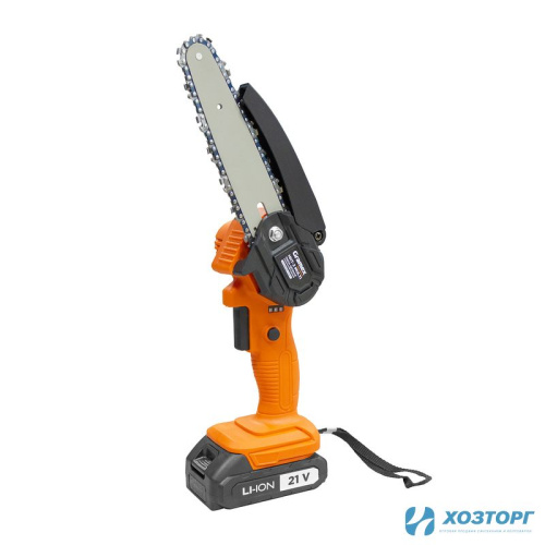 Пила цепная аккумуляторная GRAMEX HHT-2 MULTI, 21 Вольт ,2,0 А/ч,1 акб,шина 6" (1/10)