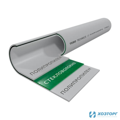 Труба PN25/32 х 5,4 SDR6 (стекловолокно) ТВ серый 031010404 (4/40)